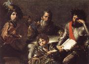 VALENTIN DE BOULOGNE The Four Ages of Man oil painting reproduction